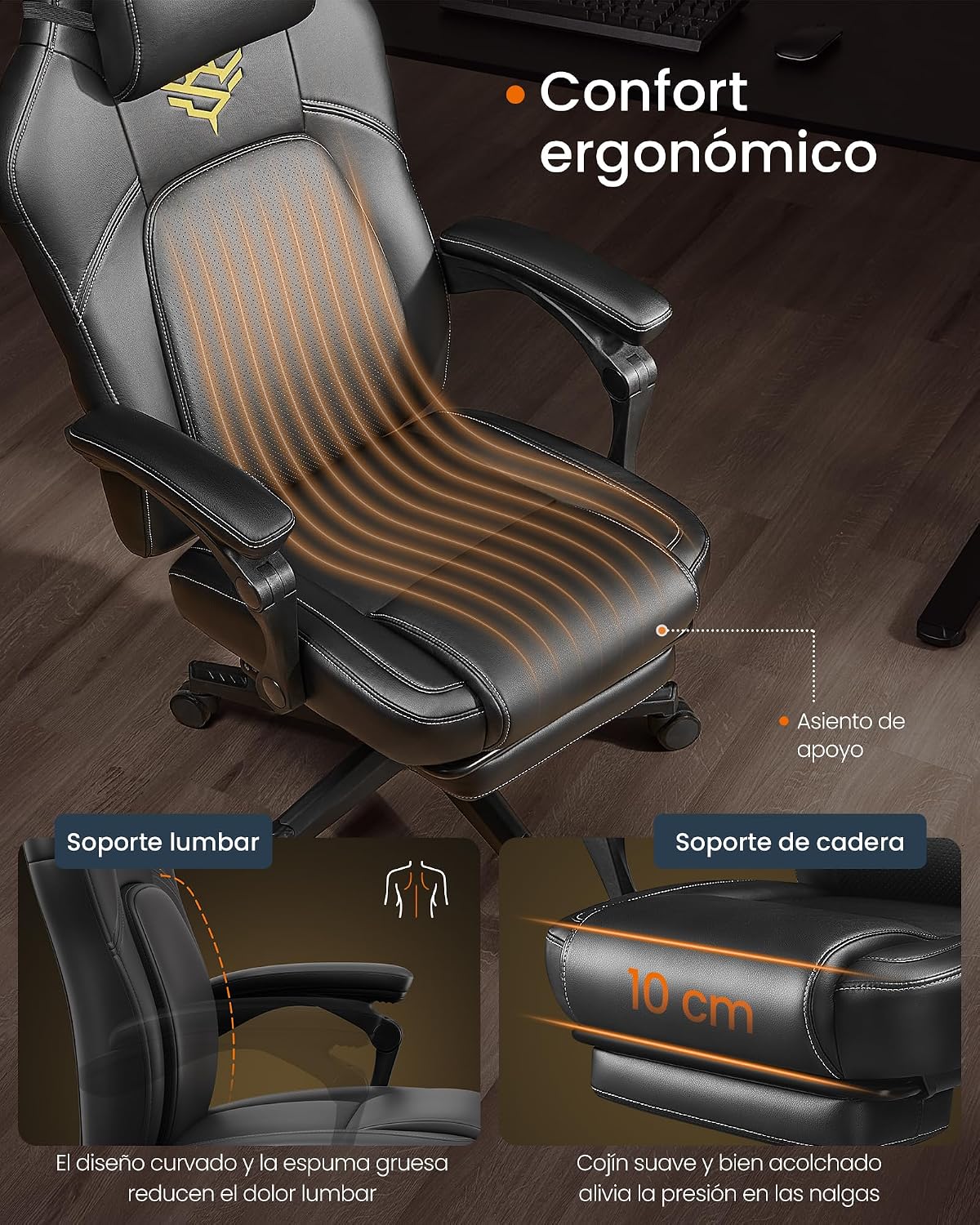 SONGMICS HOME Silla de Juegos