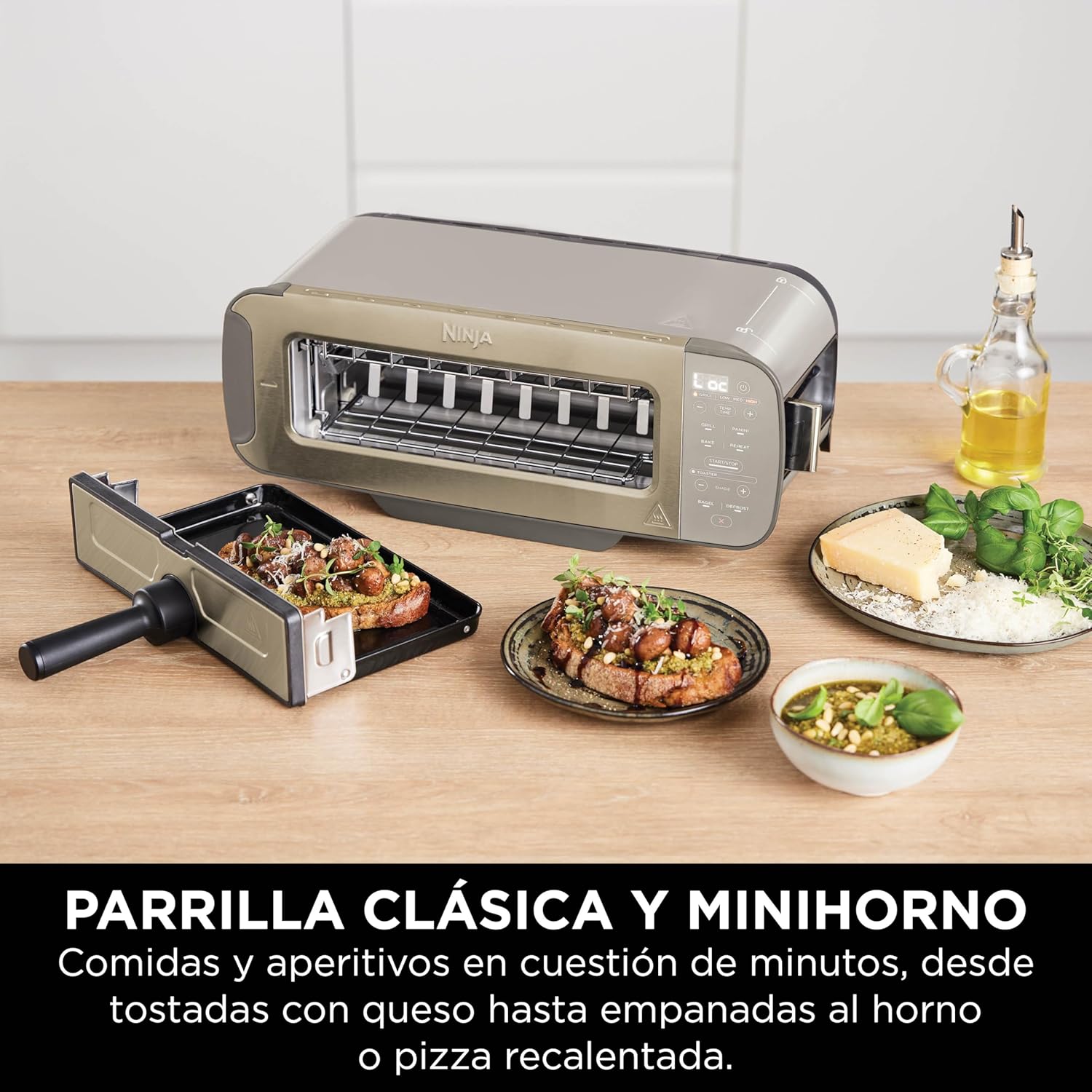 Ninja Foodi Tostadora parrilla y sandwichera