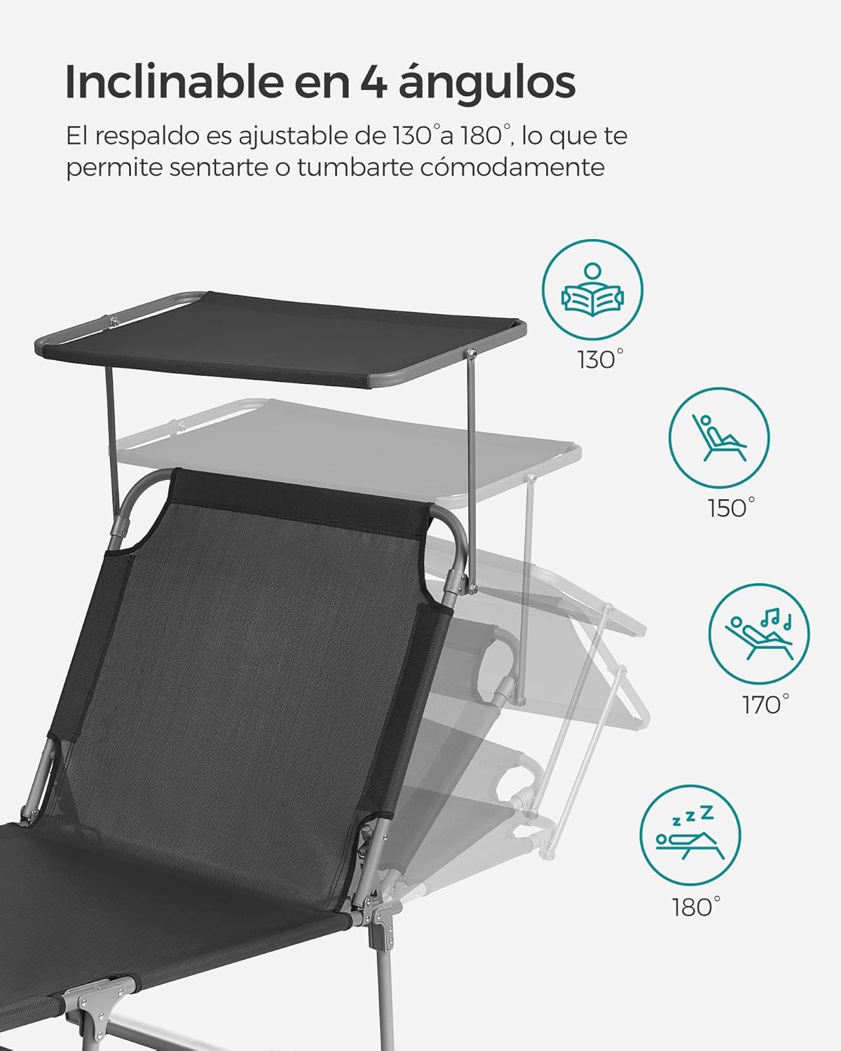 Tumbona Reclinable SONGMICS