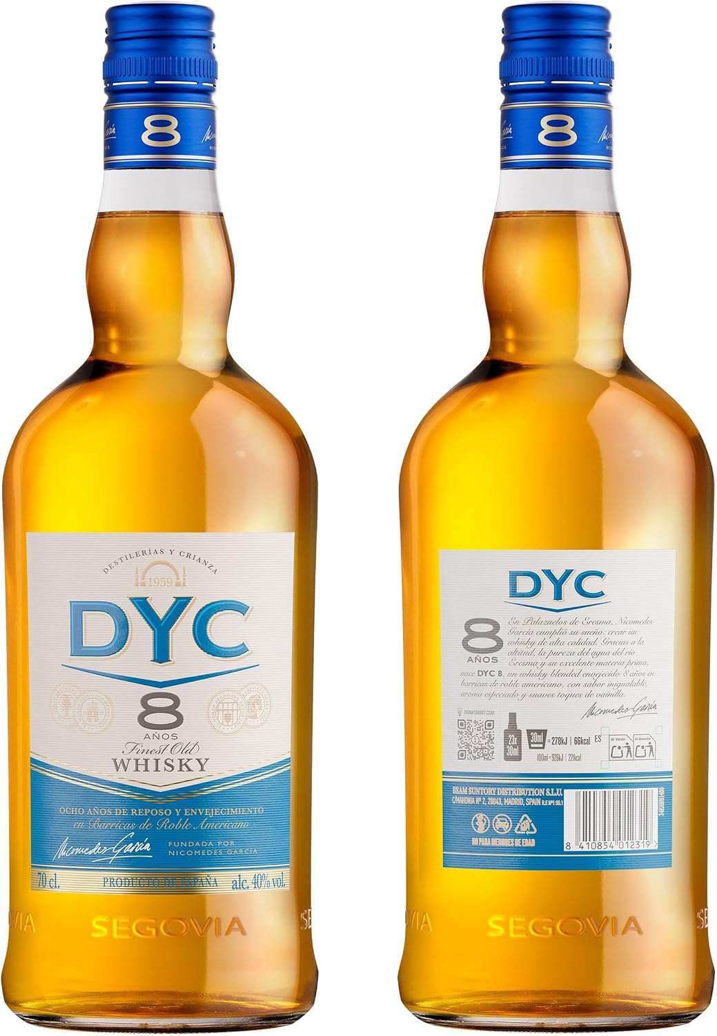 DYC 8 Años Whisky Blended Envejecido
