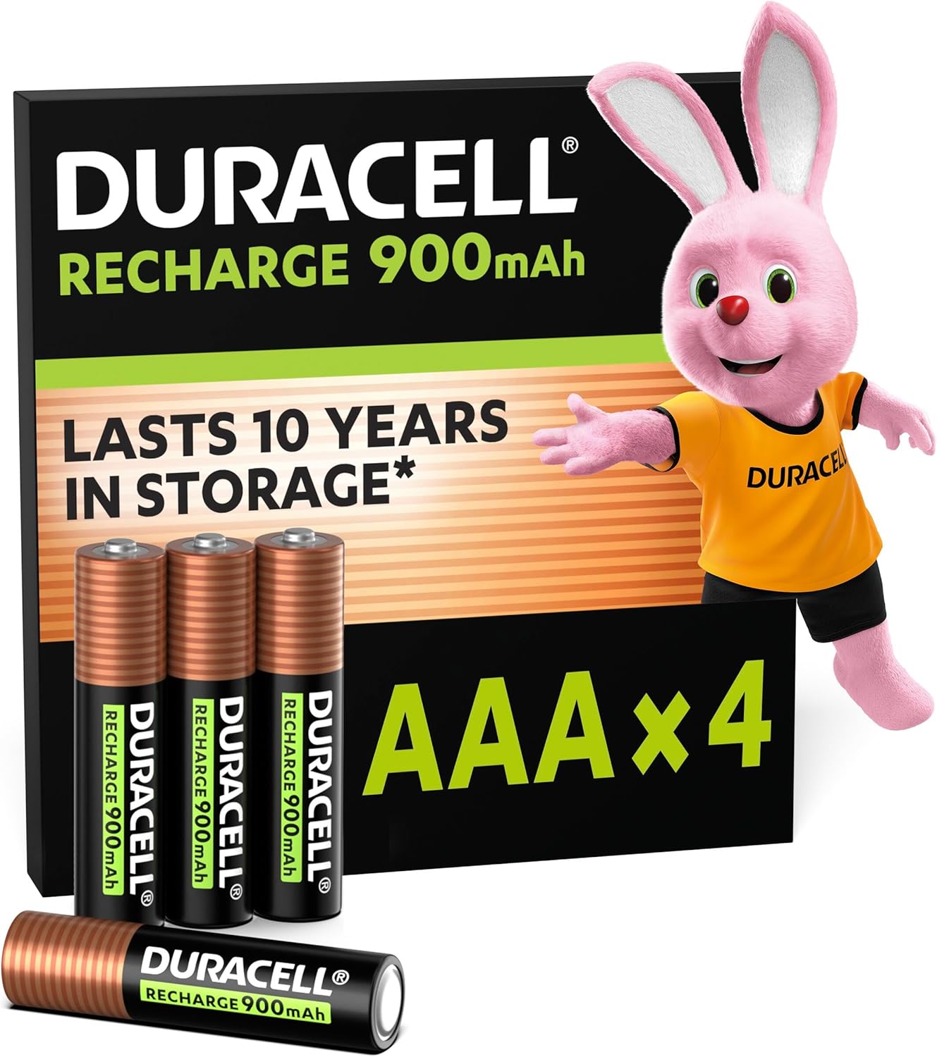 Pack 4 Duracell pilas recargables AAA