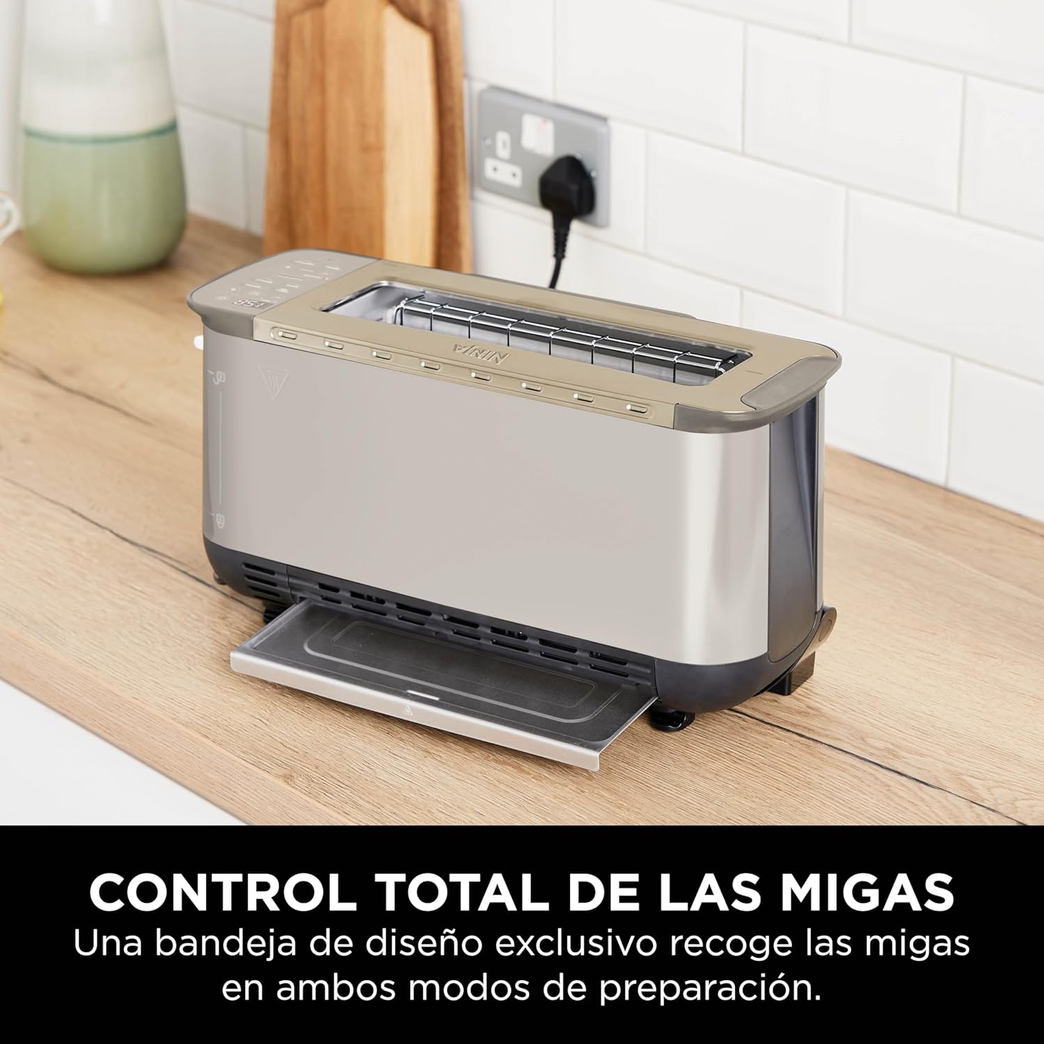 Ninja Foodi Tostadora parrilla y sandwichera