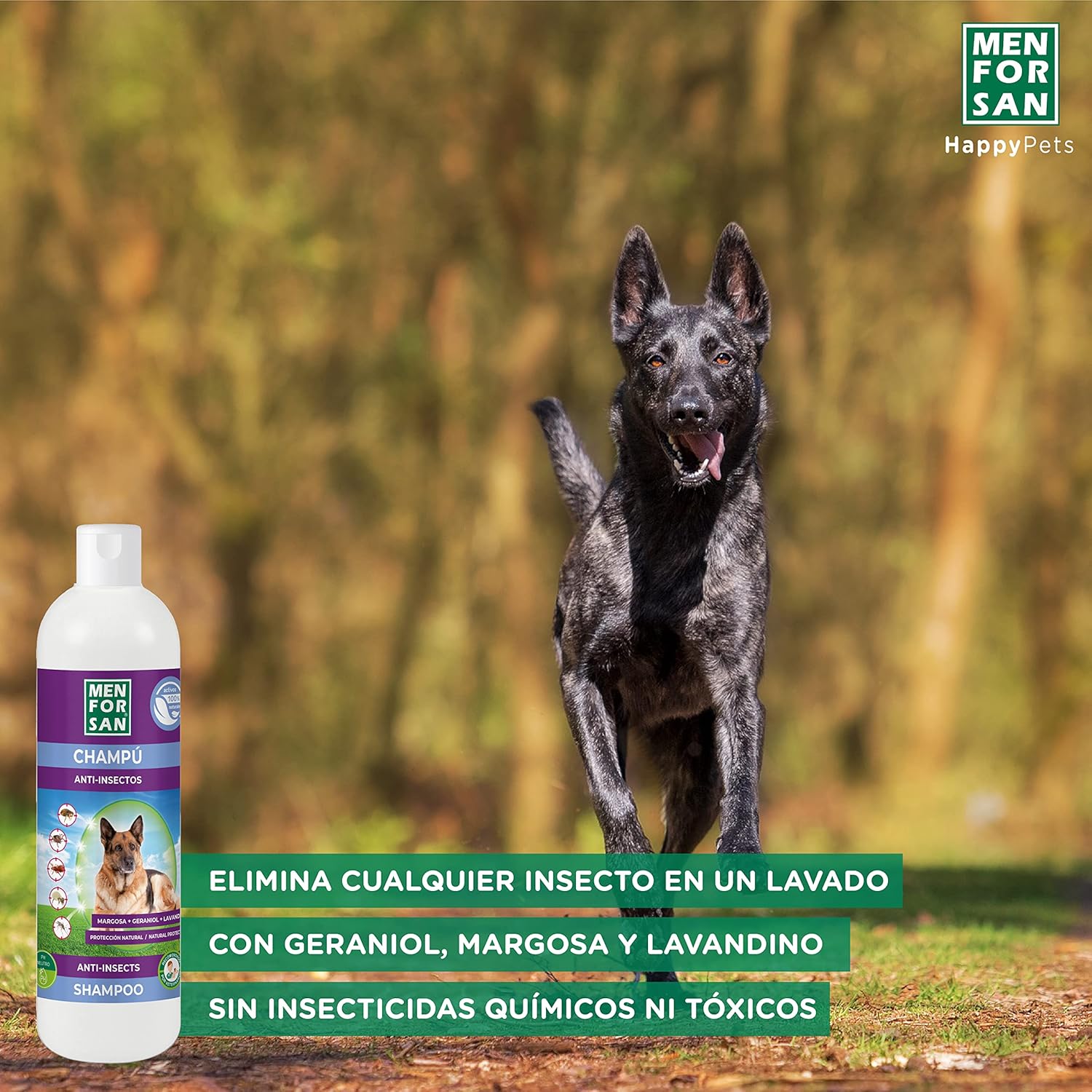 Champú Anti insectos Perros MENFORSAN