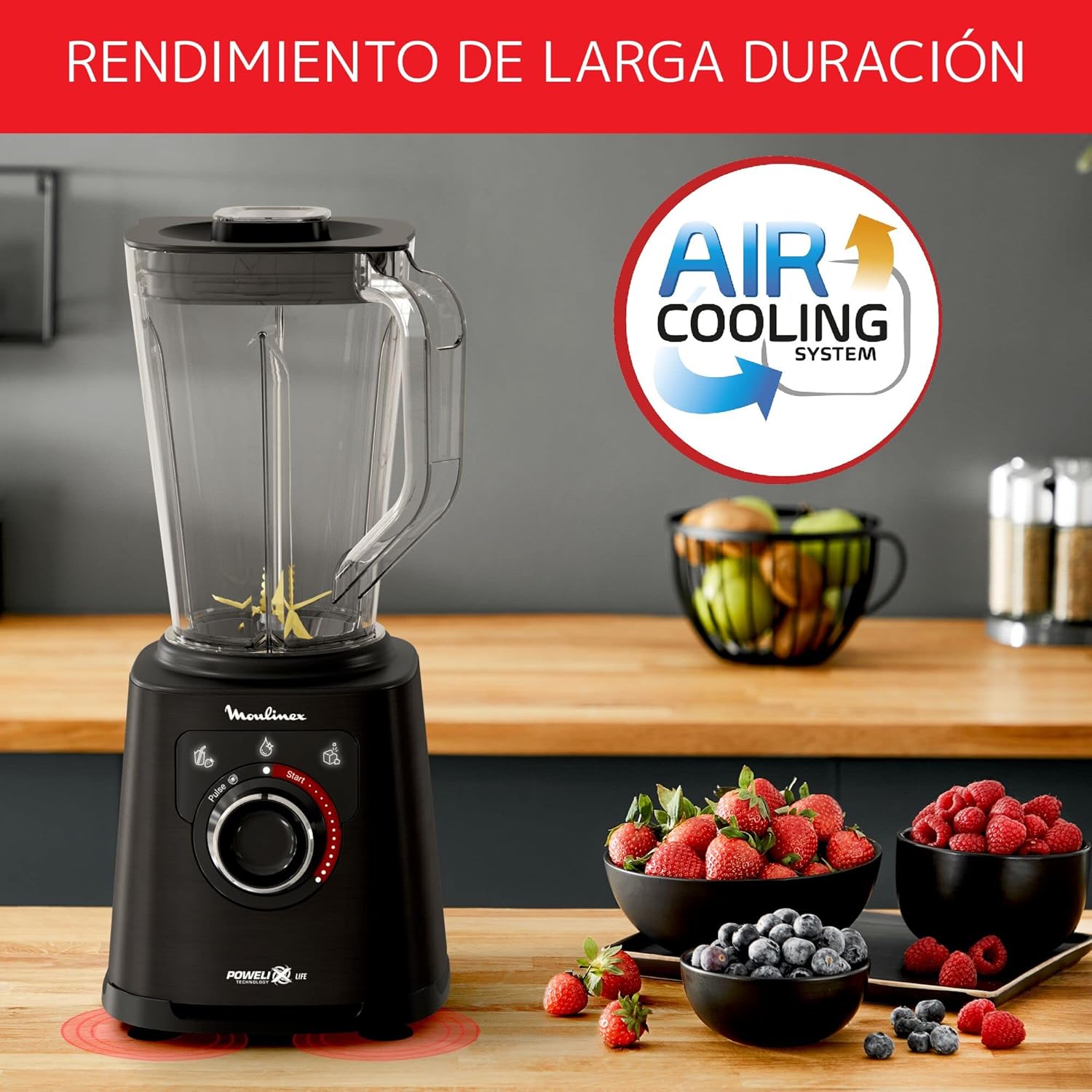 Batidora Smoothie Moulinex 1200W