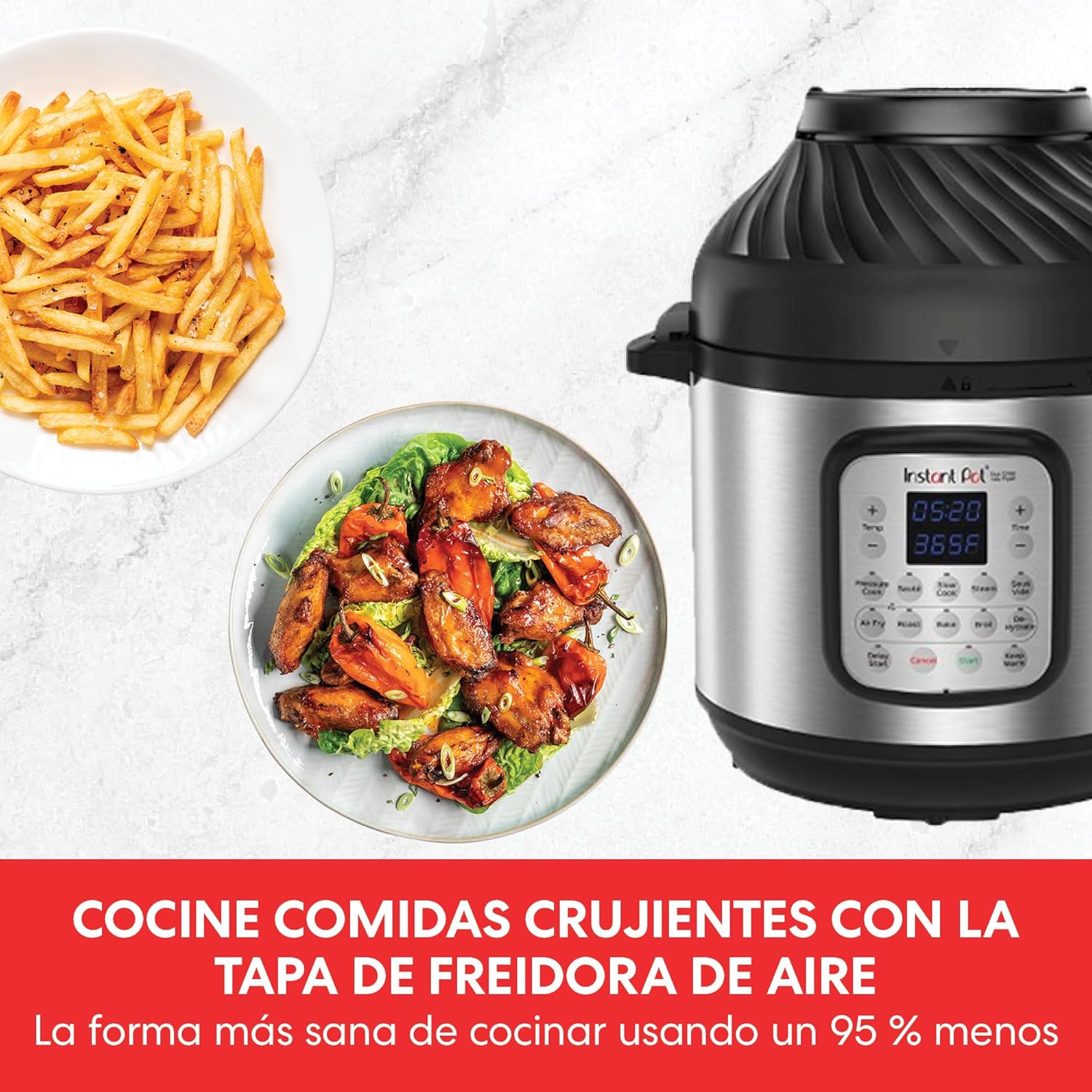 Instant Pot DUO CRISP y Air Fryer 8L