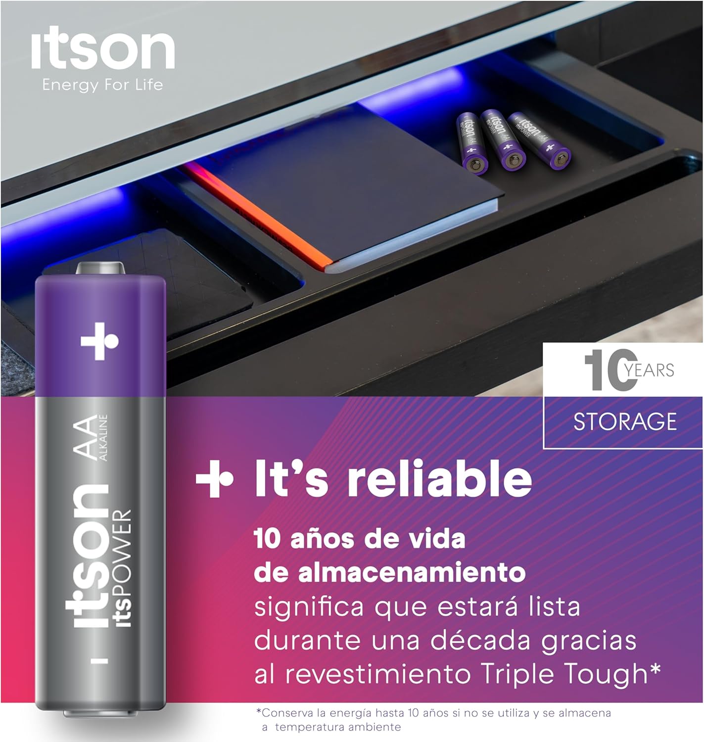 ITSON AA Pilas Alcalinas 