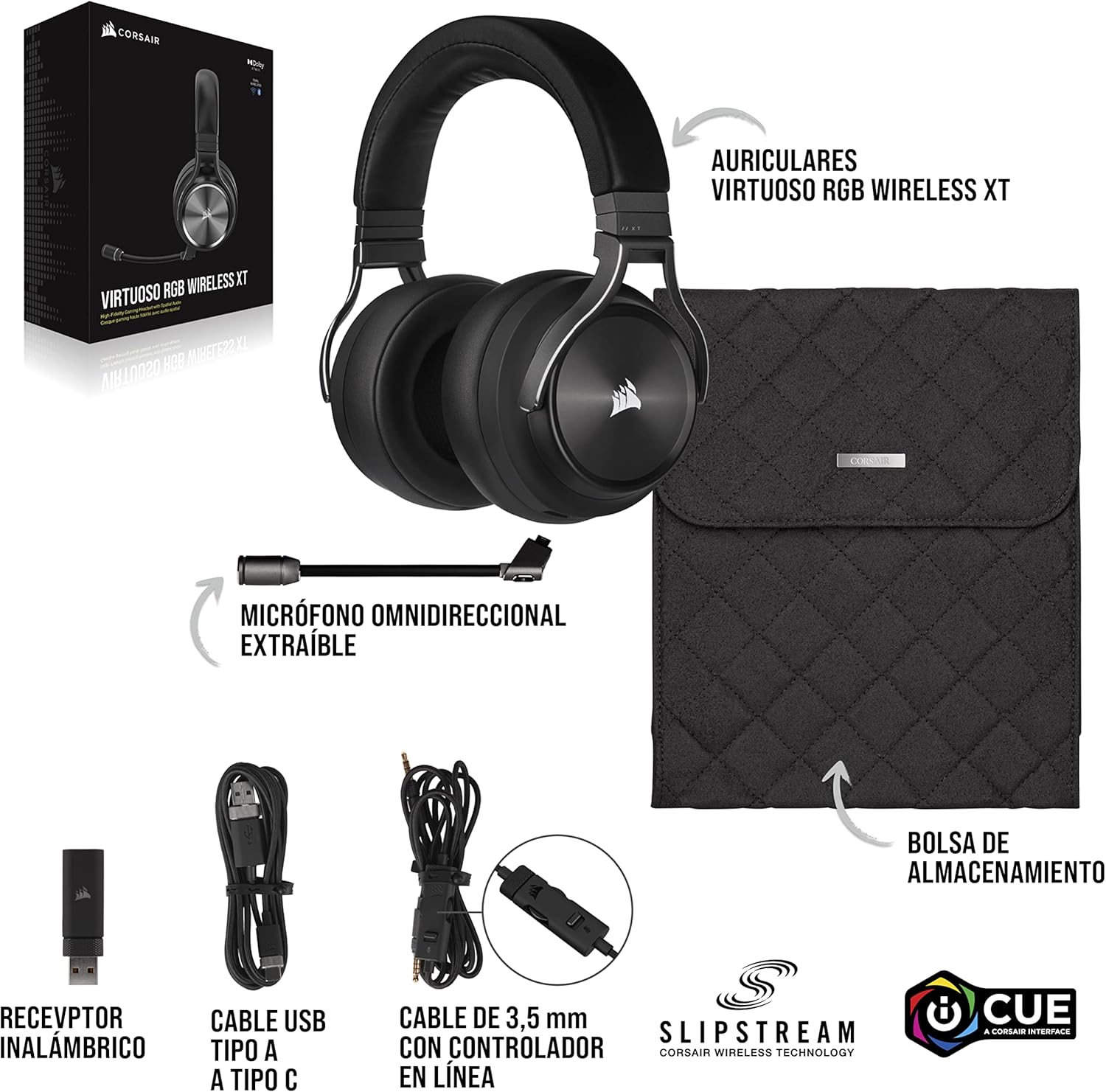 Auriculares Corsair Virtuoso RGB