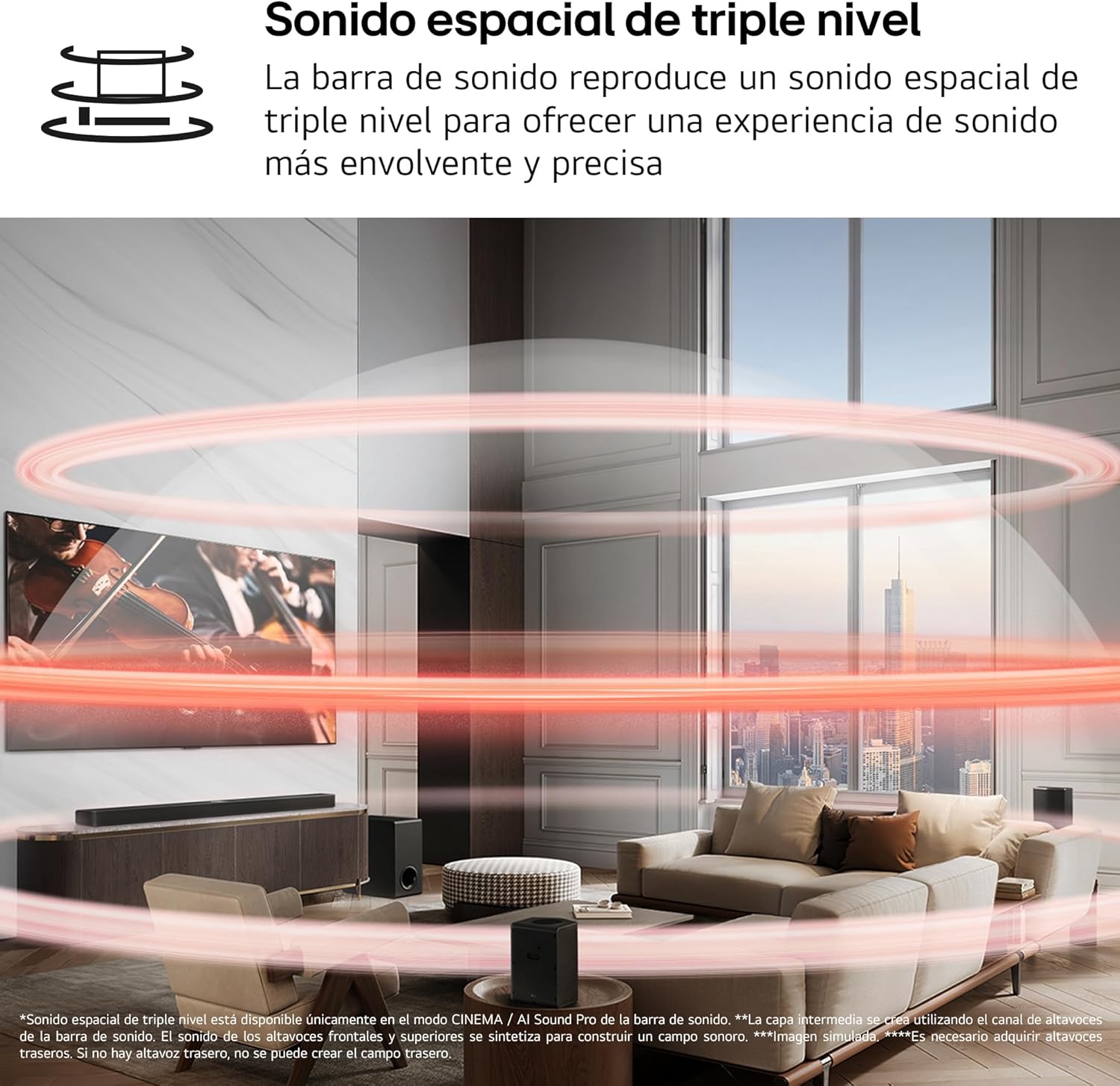 Barra de Sonido LG S70TR