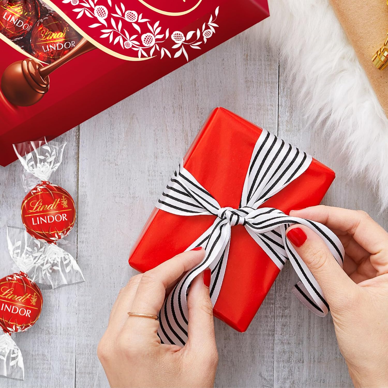 Pack de 3 Lindt LINDOR Cornet chocolate