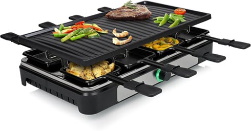 Superficie de cocción Tristar Raclette