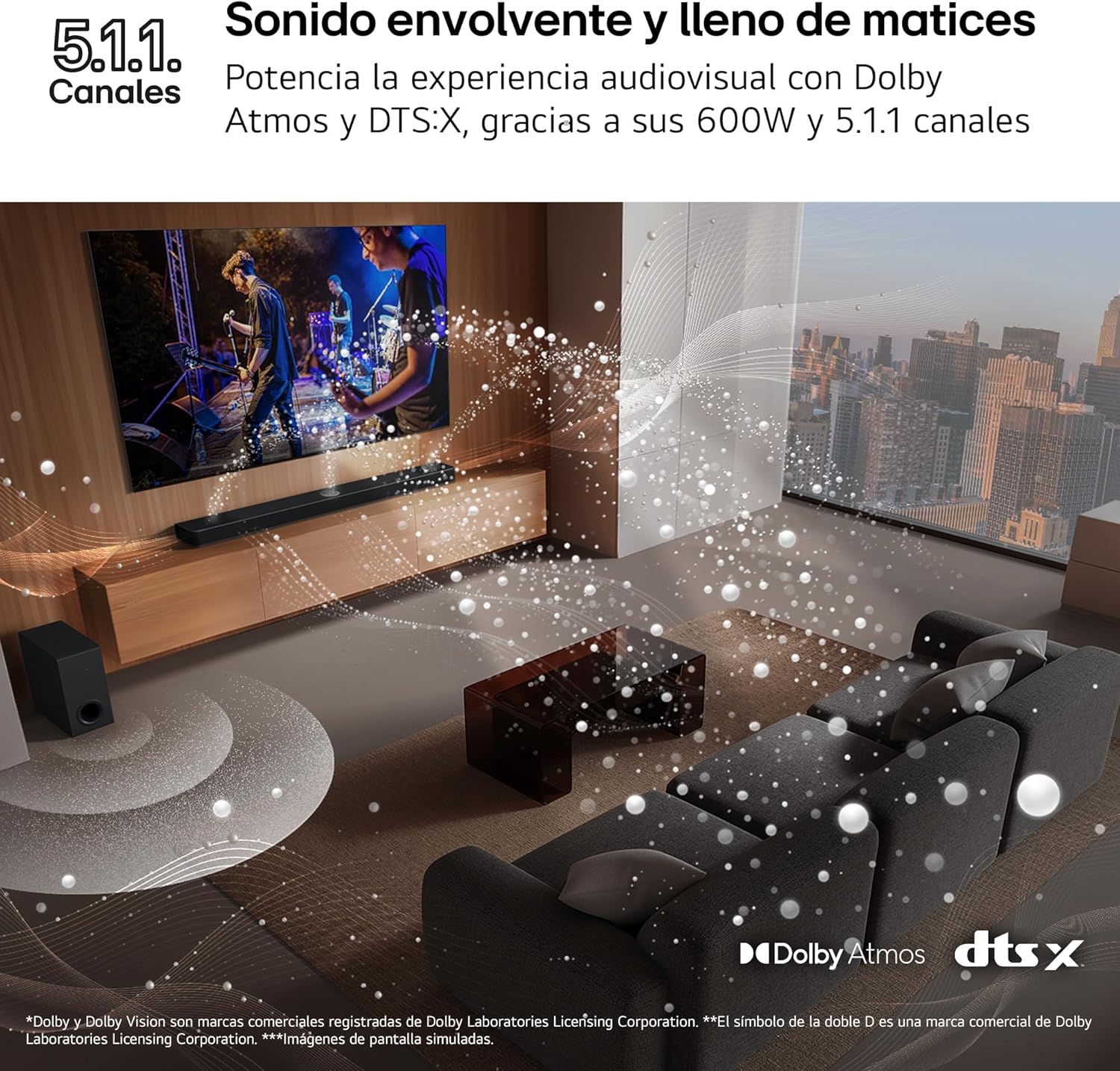 Barra de Sonido LG S70TR 