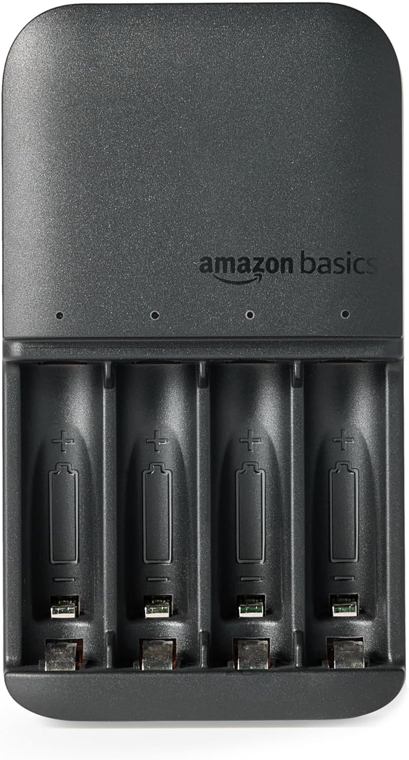 Amazon Basics pilas recargables y cargador