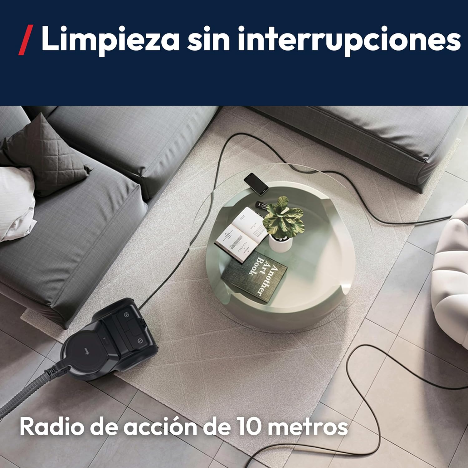 Hoover HP2 Aspiradora sin Bolsa Potente