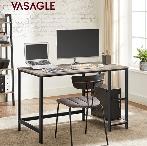 VASAGLE Mesa de Ordenador Escritorio