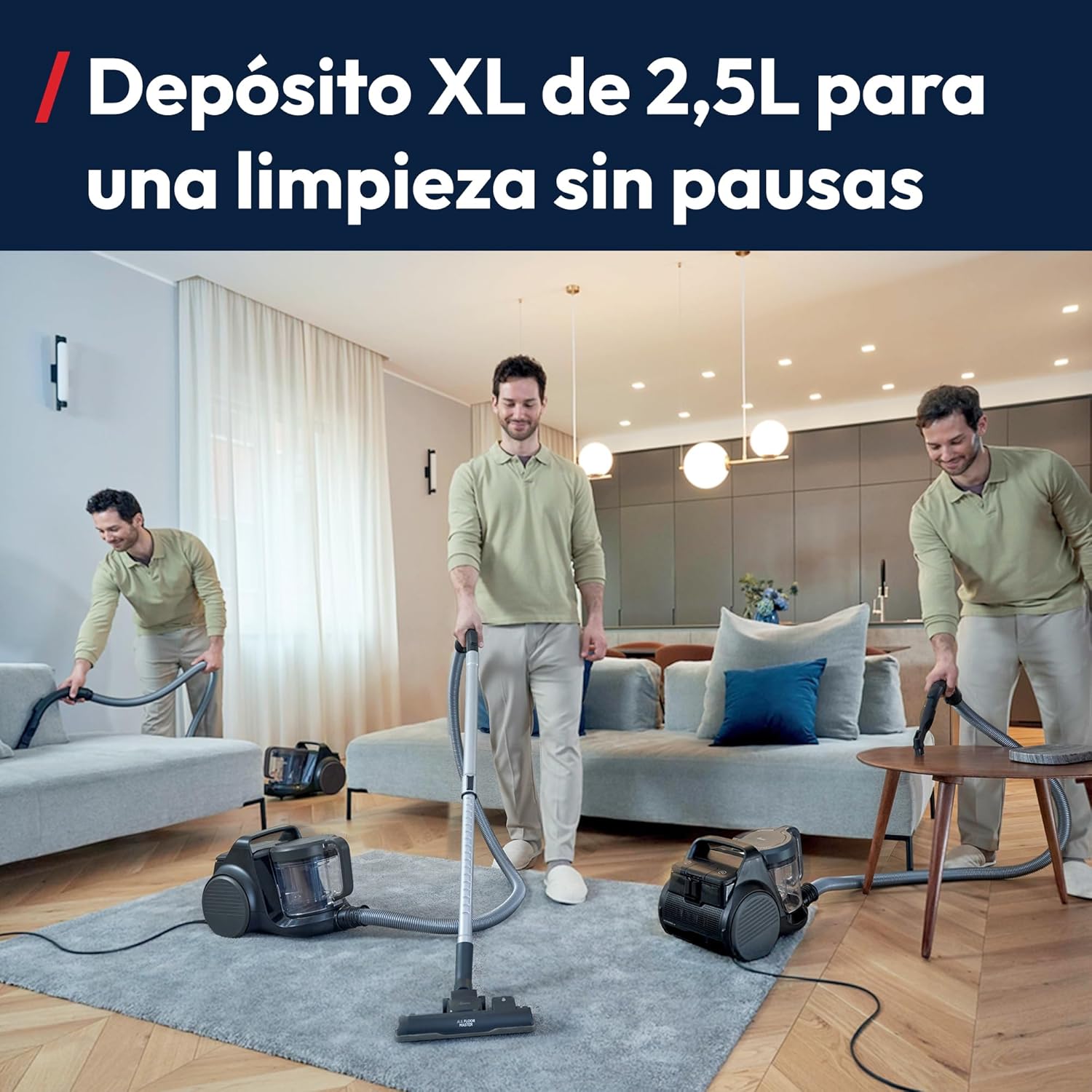 Hoover HP2 Aspiradora sin Bolsa Potente