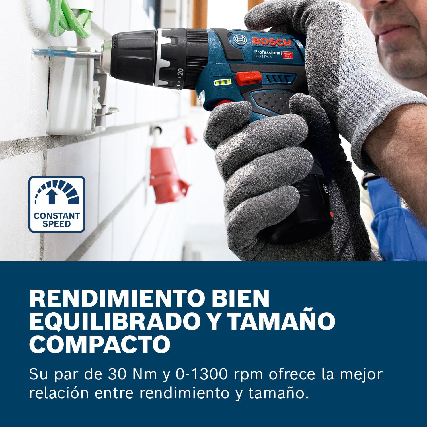 Taladro percutor Bosch Professional 12V