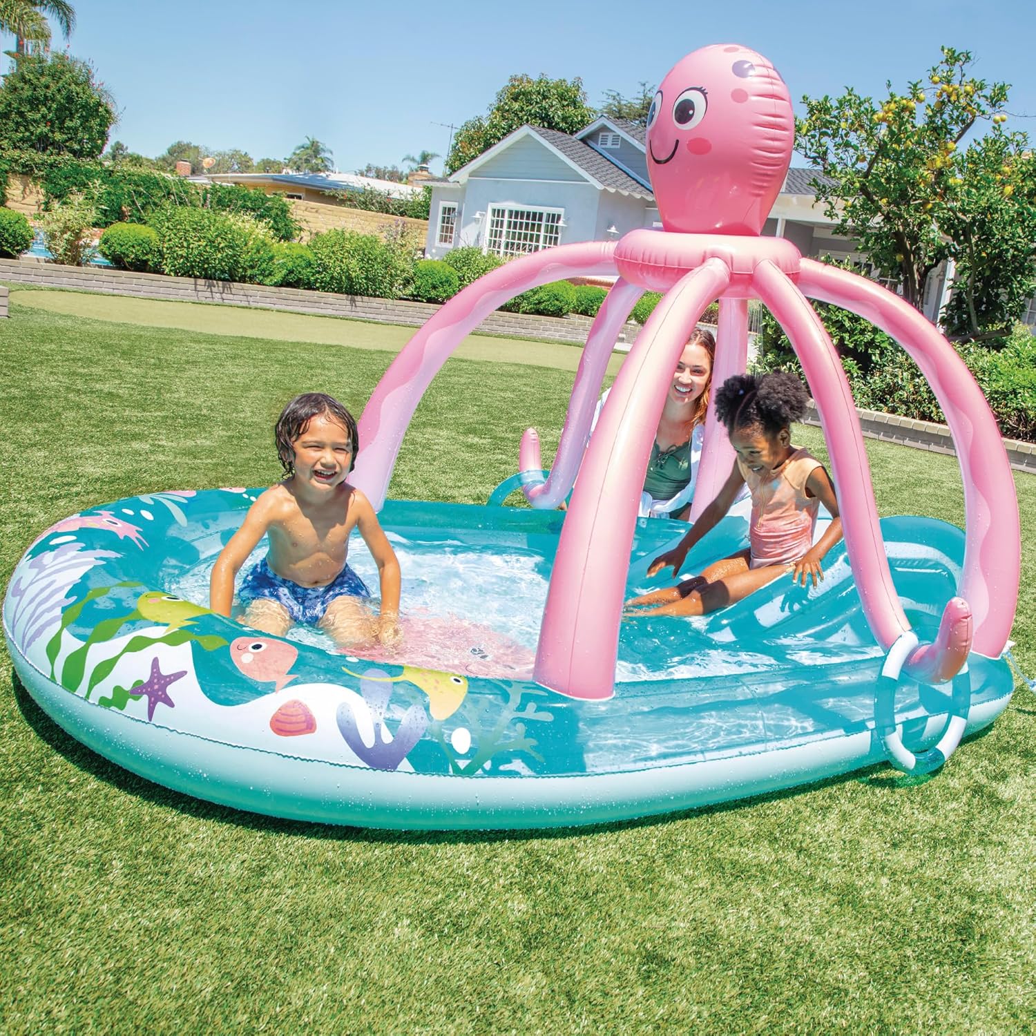 INTEX Piscina Infantil Hinchable con tobogán