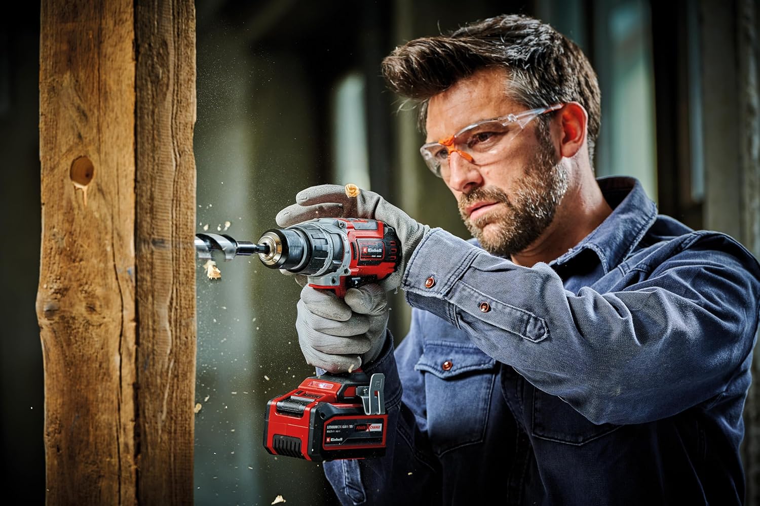 Einhell Profesional Taladro percutor con batería TP-CD