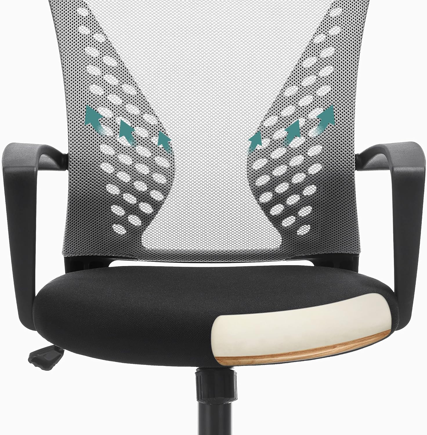 SONGMICS Silla de Oficina giratoria