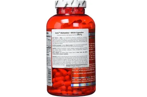 AMIX BCAA GLUTAMINA 360 CÁPSULAS port
