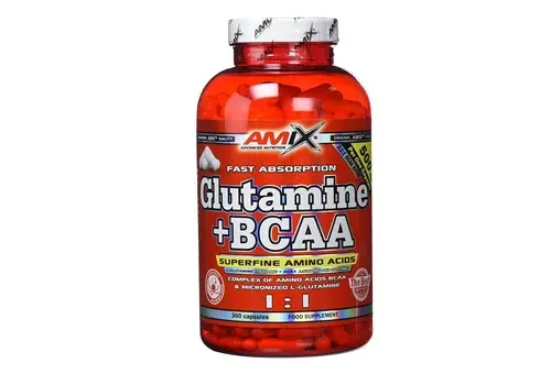 AMIX BCAA GLUTAMINA 360 CÁPSULAS port