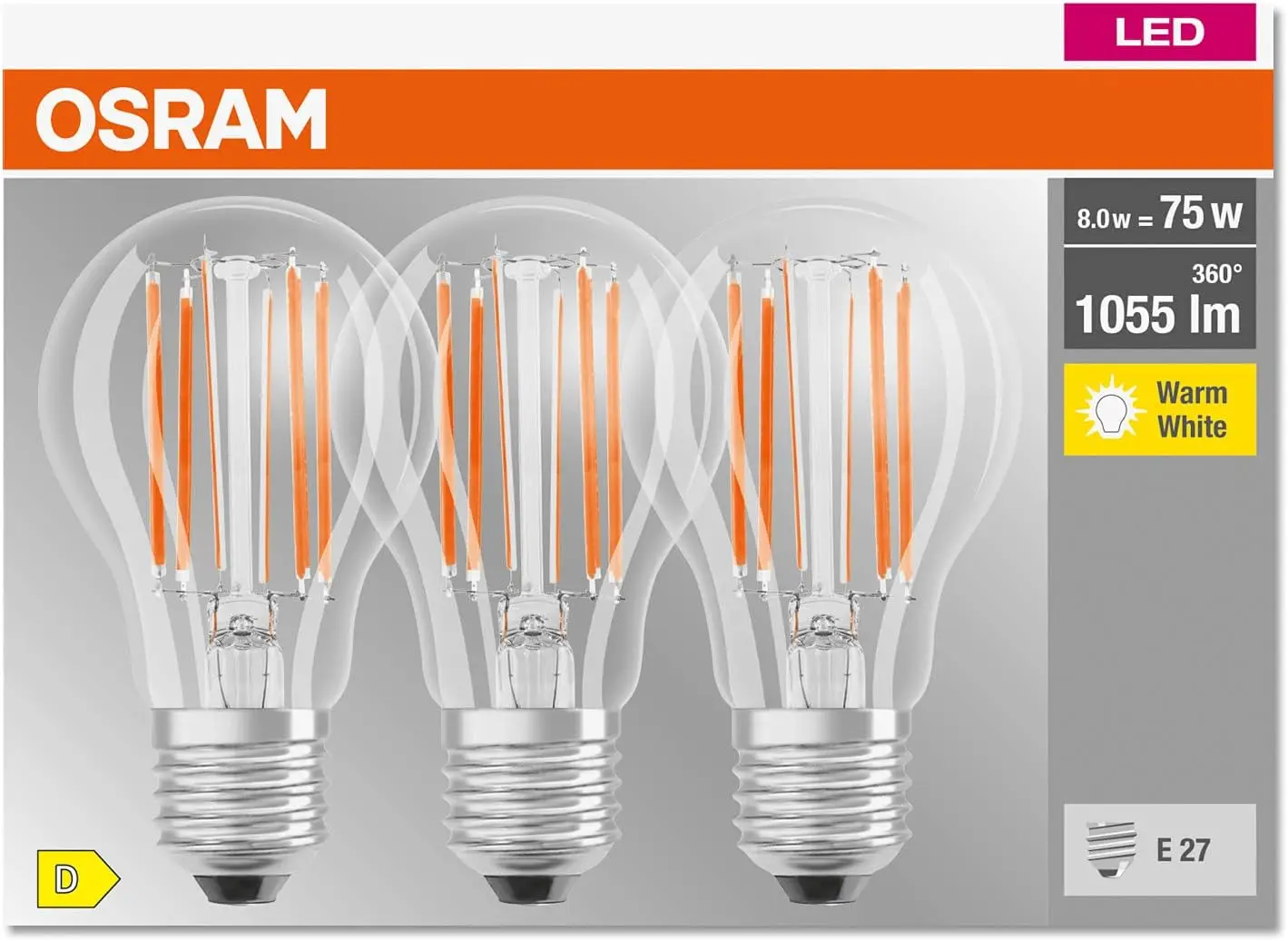 Bombillas LED OSRAM A75