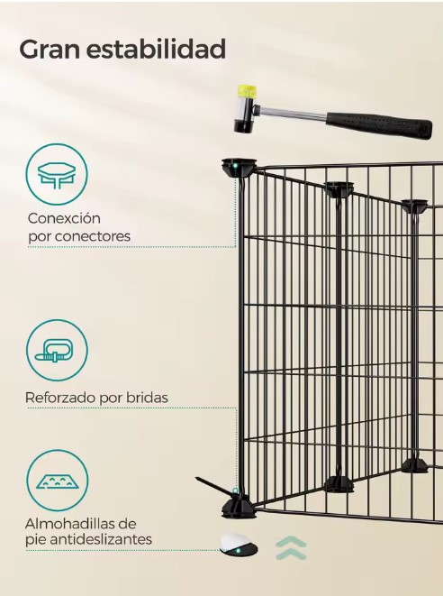 SONGMICS Jaula para Mascotas