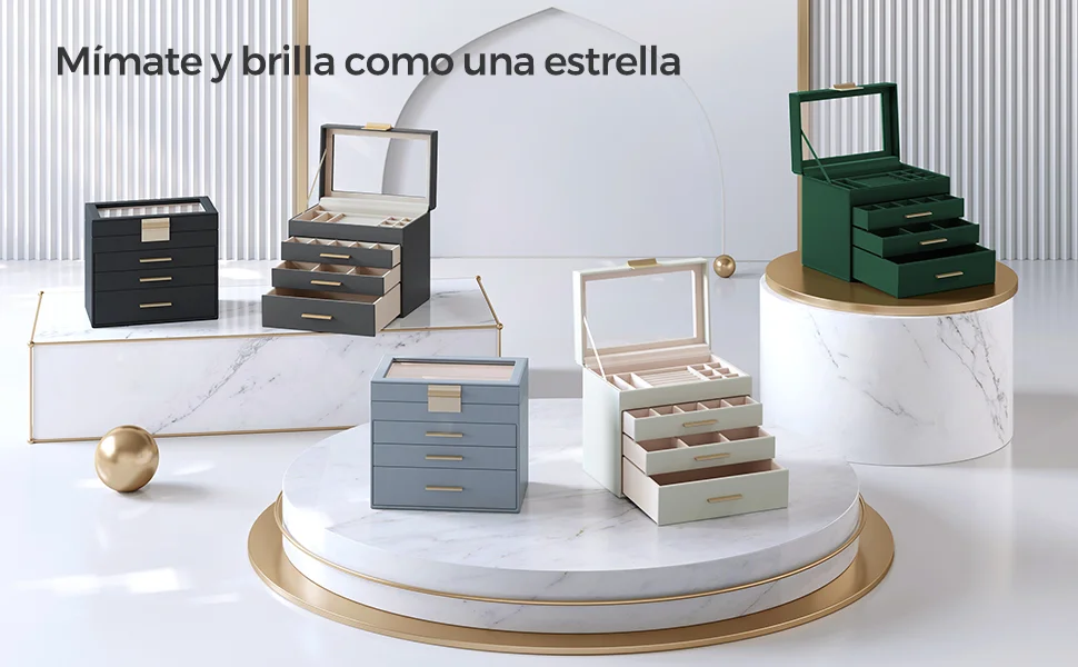SONGMICS Caja de Joyas