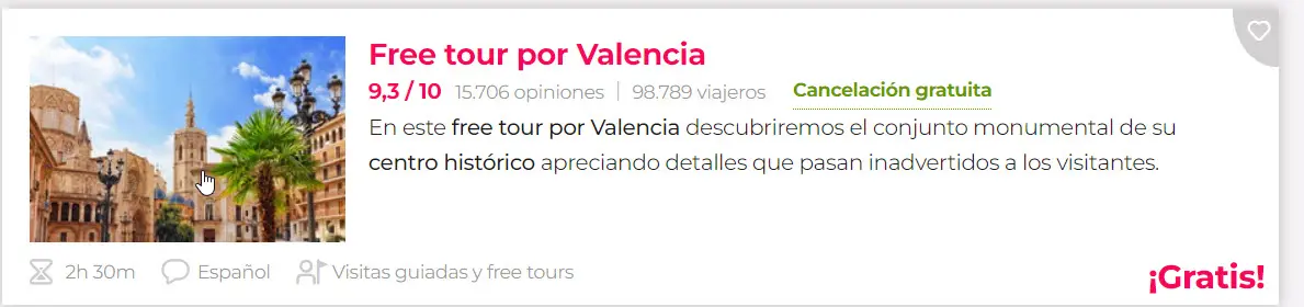 Free tour por Valencia