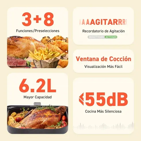 Freidora de Aire COSORI con ventana