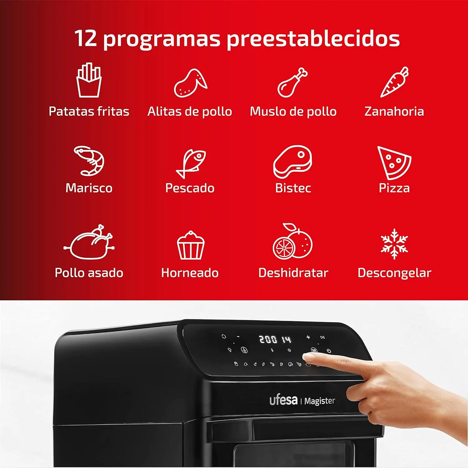 Freidora de aire UFESA Magister 12L 13