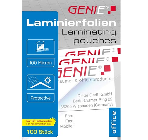 Fundas para plastificar Genie