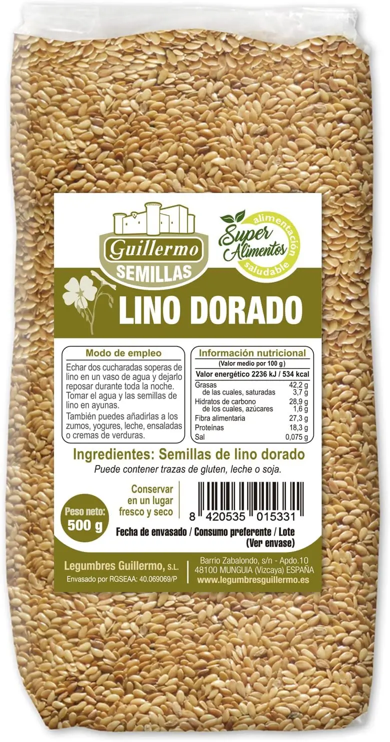 Semillas de lino dorado