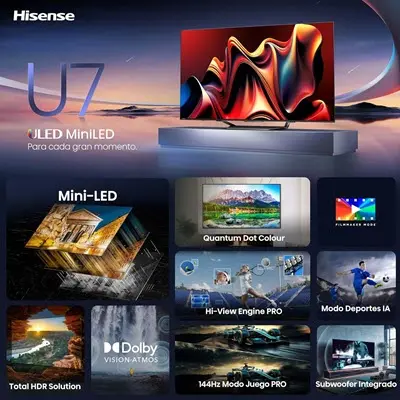 HISENSE 4K Mini Led Tv 75