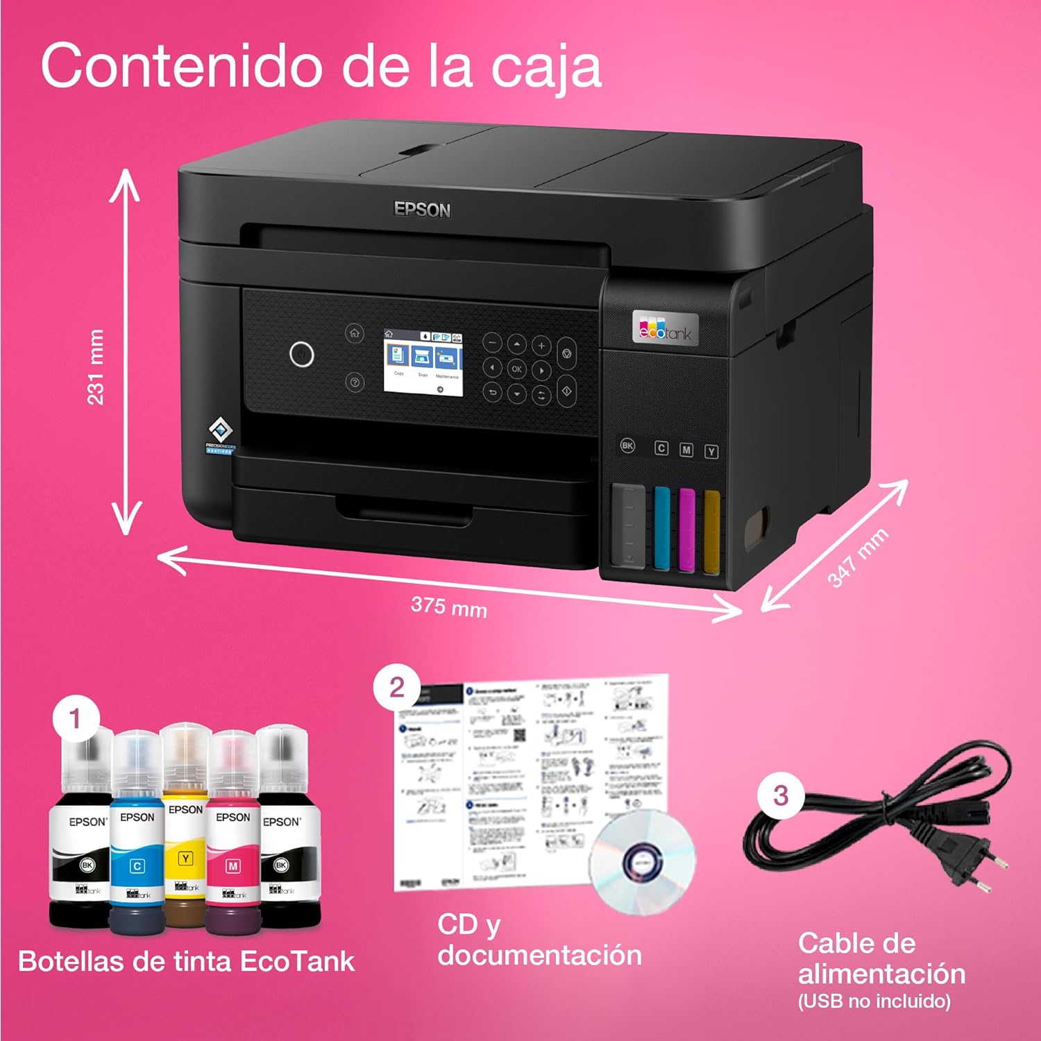 Impresora Epson Ecotank 3 en1