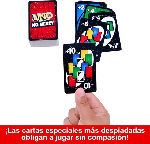 Juego de cartas UNO No Mercy