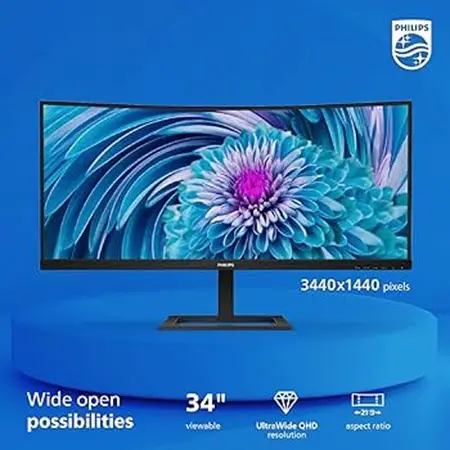 Monitor PHILIPS curvo 34 pulgadas portada