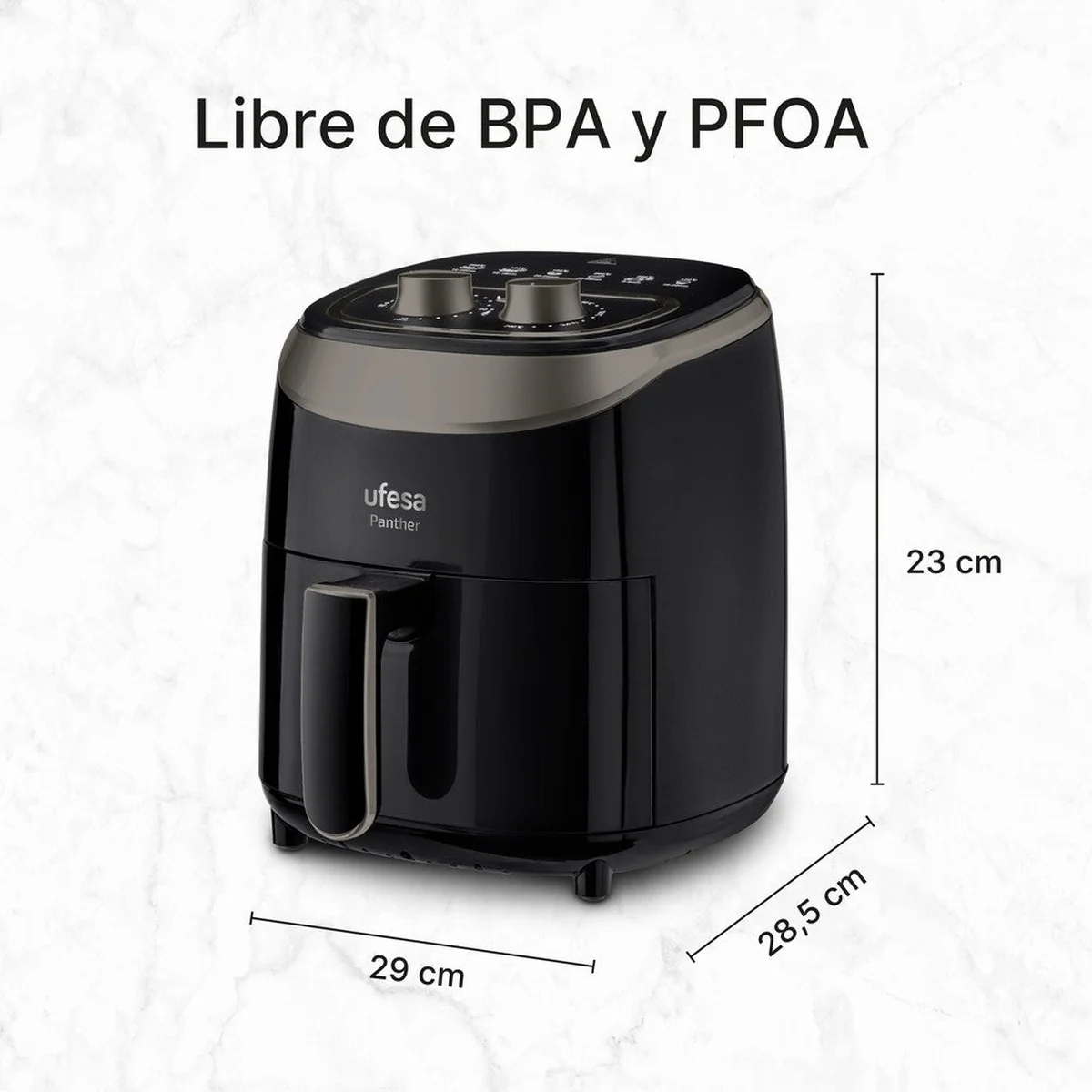 Freidora Aire Ufesa Panther