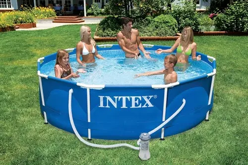 Piscina Intex con depuradora y cobertor
