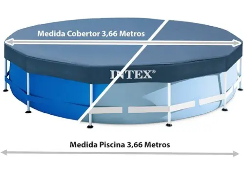 Piscina Intex con depuradora y cobertor