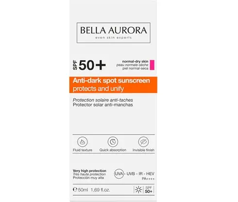 Oferta en Protector Solar facial antimanchas Bella Aurora