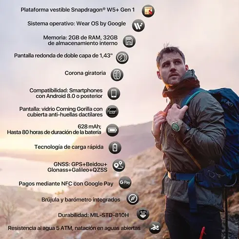 Smartwatch TICWATCH PRO 5