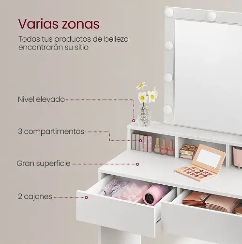 Tocador con Luces LED