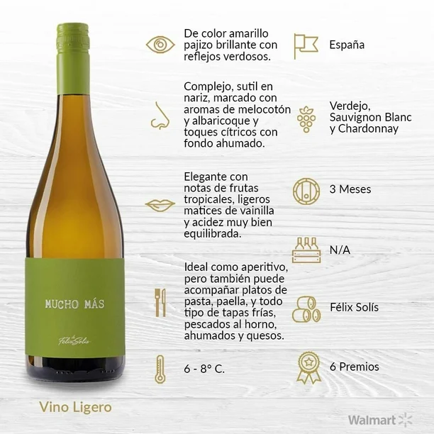 Vino Blanco Mucho Más