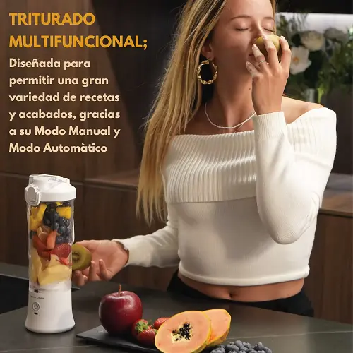 Batidora Portátil Doble Hache