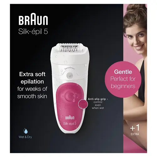 Depiladora eléctrica Braun