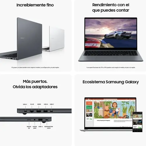 Portátil Samsung Galaxy Book4