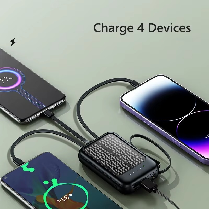 Banco de energía Solar de 6000mAh
