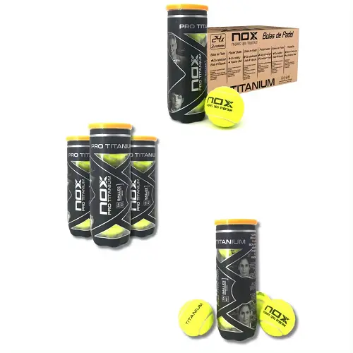 Pelotas de pádel Nox Titanium Pro