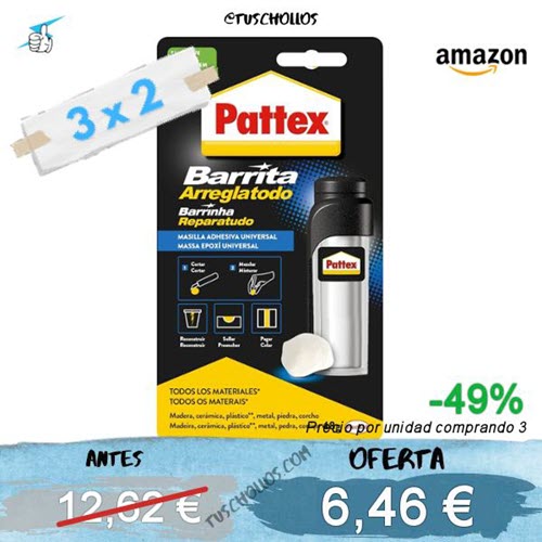 Barrita Pegamento Arreglatodo Universal Pattex
